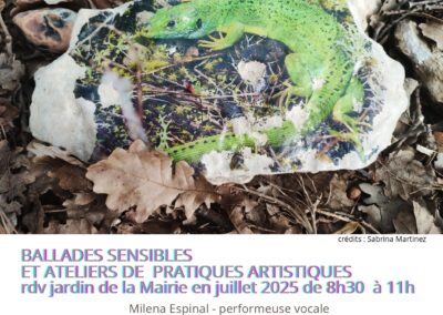 Balades et ateliers “Murmures des pierres”