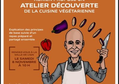 🥕 Un atelier gourmand et convivial : la cuisine végétarienne, plaisir garanti !