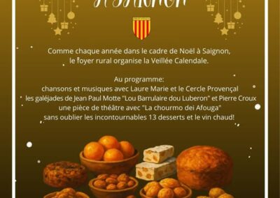 🎄 “Lumières de Noël en Provence” – Soirée Calendales à Saignon